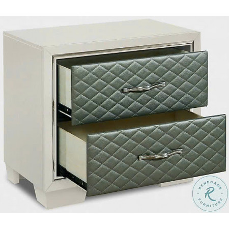 B2025W-040 : Tủ Đầu Giường + 2 Ngăn Kéo 